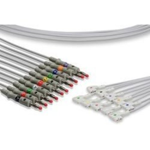 Ilb Gold Replacement For Philips, M1701A Ekg Leadwires M1701A EKG LEADWIRES